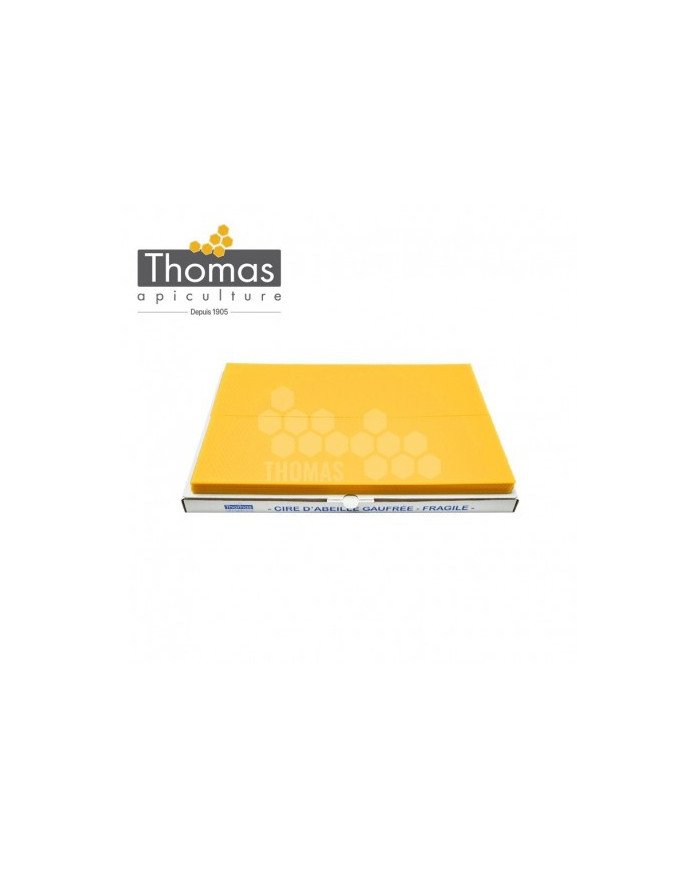 Feuilles de cire gaufrées - 1kg / 20 pièces