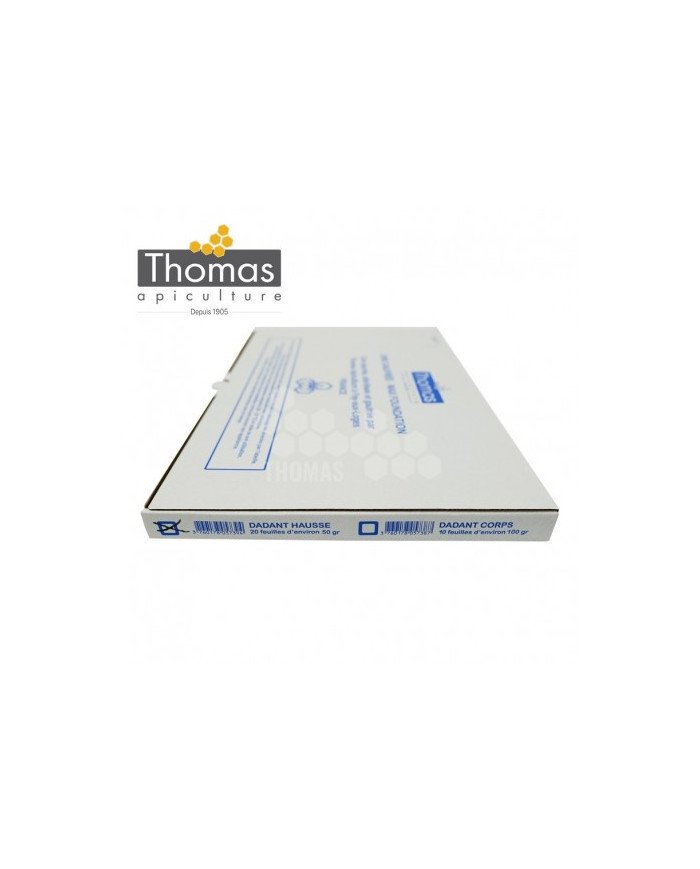 Feuilles de cire gaufrées - 1kg / 20 pièces